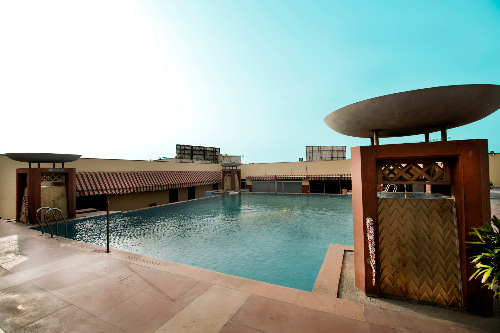 Rooftop pool at Clarion Bella Casa